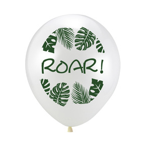 100 pièces/paquet Ballons d'<span class=keywords><strong>anniversaire</strong></span> dinosaure 12 pouces, ballons en latex jungle animaux sauvages fête ROAR, ballons d'<span class=keywords><strong>anniversaire</strong></span> pour enfants, ballons gonflables - Product Image 3
