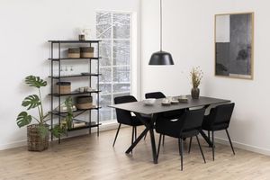 Chaises de salle à manger en velours nordique moderne Fauteuil à dossier haut bon marché avec pieds en métal pour la maison Salle à manger Restaurant - Product Image 5
