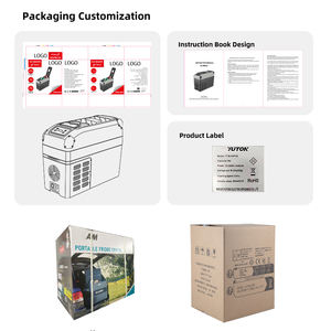 ثلاجة سيارة محمولة صغيرة للتخييم بجهد 12/24 فولت تيار مستمر مع ضاغط للسيارات من الشركة المصنعة الأصلية - Product Image 3