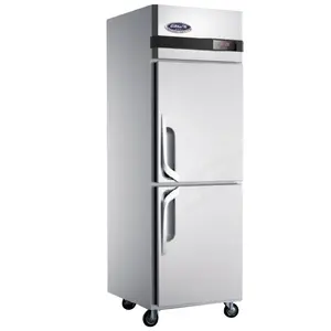 Commercial Kitchen Freezer Single Double Door Vertical Freezer Stainless Steel Refrigerator