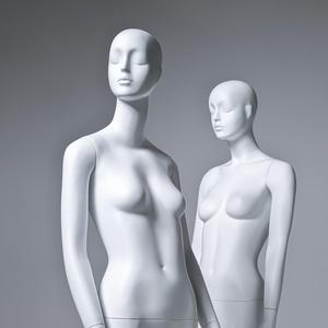 New Fashion <strong>Female</strong> Mannequin White Abstract Body <strong>Dummy</strong> Fiberglass and <strong>Plastic</strong> Display for Clothing Mannequin - Product Image 3
