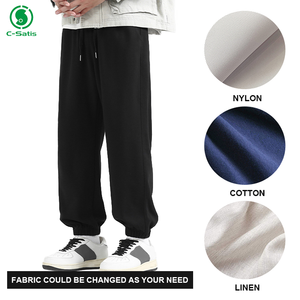 Trendy Men's <strong>Chino</strong> Jogger Pants Loose <strong>Cuffed</strong> Leg Casual Stretchy Sweatpants for Daily Commute Gym Workouts - Product Image 6