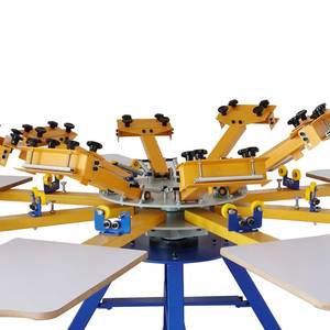 Bộ Áo Thun Thủ Công 8 Màu, Bộ Máy In Lụa Màn Hình 8 Màu - Product Image 1