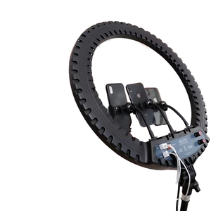 21 Inch LED Selfie Ring Light, 72W High Brightness Ringlight with 3 Phone Holders, Adjustable Color Temperature, for Live Stream - Product Image 1
