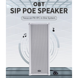 OBT-POE903 Altoparlante a Colonna Attivo con Rete <span class=keywords><strong>Dante</strong></span> e Alimentazione POE, Audio Digitale per Sale Riunioni Intelligenti e Sale Riunioni Direzionali - Product Image 2