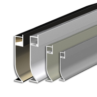 Plinthe de sol en aluminium au design moderne de haute qualité Accessoires de carrelage en alliage métallique durable