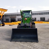 Traktor Mini Wheel Loader FUKAI WJ40 Original dengan Bucket 4 in 1 untuk Dijual