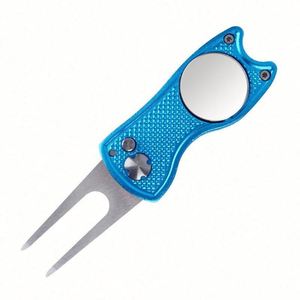 Custom Foldable Zinc Alloy Divot Tool Logo Portable Golf Accessories Children <b>Spring</b> Summer Magnetic Hat <b>Clip</b> Divot Repair - Product Image 4