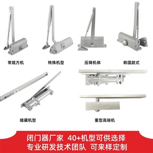 Cierrapuertas Automático En Cy 075cy 076 15, Velocidad Ajustable de 55 kg para Puertas de 800-1000 mm de Ancho - Product Image 3