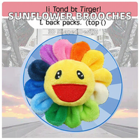 Porte-clés en forme de boule moelleuse de tournesol, style dessin animé, avec effets sonores lorsqu'il est secoué, effet d'explosion, portable, vente directe d'usine