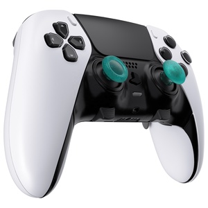 ปลอกสวมนิ้วโป้งที่กำหนดเองสำหรับขอบ PS5หมวกเกรจอยสติ๊กสีเขียวมรกตใสอะไหล่ไม้อะนาล็อกเปลี่ยนได้ - Product Image 6