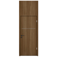 Chine Foshan usine intérieur appartement chambre pas cher portes en bois massif avec serrure intelligente