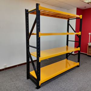 Entrepôt industriel léger/moyen/robuste Revêtement en poudre Stockage de fret Équipement de rayonnage de palettes Support d'empilage en fer métallique - Product Image 1