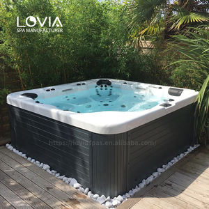 Spa de massage extérieur Balboa moderne pour 5 personnes, jacuzzi extérieur pas cher avec WIFI, baignoires et spas - Product Image 1