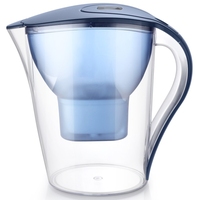 Carafe filtrante à eau manuelle OEM intelligente avec indicateur de durée de vie du filtre LED pour usage hôtelier – Élimine le chlore, les métaux lourds, les impuretés et les odeurs