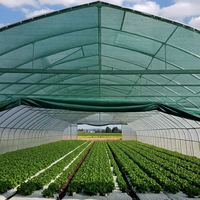 Filet d'ombrage en plastique vert pour serre, découpé sur mesure, protection UV, maille tricotée