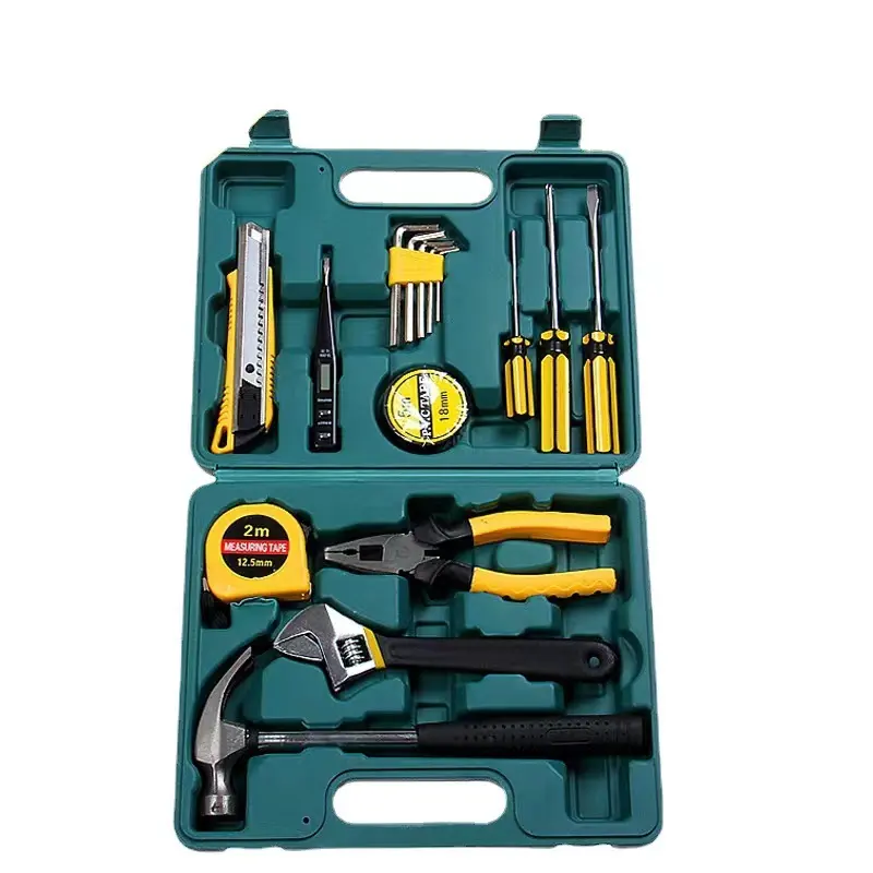 16PC car repair kit household hardware set portable tool multi-functional screwdriver combination