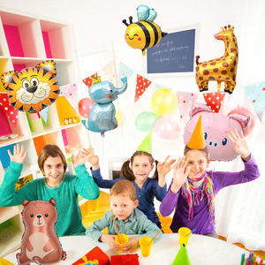 Globos de Animales de la Selva para Decoración de Fiestas de Cumpleaños con Temática de Vida Silvestre en Zoológicos - Product Image 2