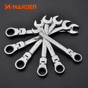 Jeu de clés à <span class=keywords><strong>cliquet</strong></span> combinées flexibles en chrome-vanadium Harden Professional Custom 15 mm - Product Image 1