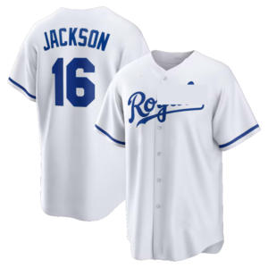 2026 Topkwaliteit gestikt Kansas honkbaltenue voor heren, maat 7 # Witt Jr. 13 # Perez 16 # Jackson 9 #   Pasquantino Home Limited Player-shirt - Product Image 6