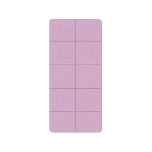 Tapis de yoga portable pliable antidérapant en TPE épaissi 183 cm 0,6 cm d'épaisseur <span class=keywords><strong>pour</strong></span> la remise en forme des débutants - Product Image 2