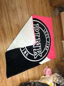 Wholesale Polyester Super Soft Fleece <strong>Throw</strong> 130*150cm <strong>Pink</strong> Secret Custom Fleece <strong>Throw</strong> Blanket <strong>pink</strong> - Product Image 2