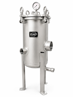 Filtro de seguridad de cartucho con tapa plana sanitaria, filtro de superficie plana pulido a espejo para filtración de agua, productos químicos y cosméticos