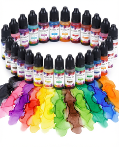 Juego de 30 Colores de Tinta de Alcohol, Pigmento de Resina Premium, Colorante Líquido para Artistas Profesionales, Proyectos DIY, Gran Capacidad - Product Image 2