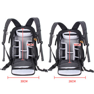 Mochila para cámara DSLR de lona de viaje resistente al agua de excursionista negro breve extra grande mejor valorada - Product Image 6