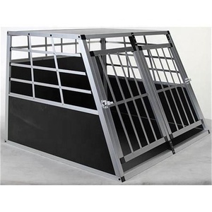 Cage de transport pour chien en aluminium à Double porte, meilleure vente - Product Image 1