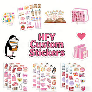 Pegatinas Personalizadas Estilo Literario Rosa, Diseños con Temática <span class=keywords><strong>de</strong></span> Lectura y <span class=keywords><strong>Amor</strong></span>, Decoración para Diario, Tarjetas, Fundas <span class=keywords><strong>de</strong></span> Teléfono, Venta al Por Mayor - Product Image 2