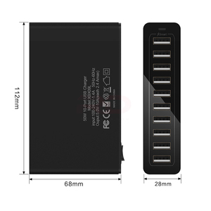 เครื่องชาร์จฮับ USB 10พอร์ตหลายช่องสำหรับนาฬิกาสมาร์ทโฟน OEM ODM - Product Image 6