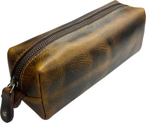 Étui à crayons personnalisé à fermeture éclair pour étudiants, avec pochette en cuir, porte-stylo et porte-plume – Offre spéciale - Product Image 1