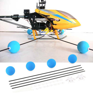 Kit de balles en éponge bleues pour cadre d'entraînement d'hélicoptère RC 400 450, accessoires d'entraînement anti-collision pour modèle d'avion RC - Product Image 1