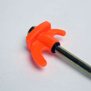 15 piquets de tente à visser avec <span class=keywords><strong>foret</strong></span> hexagonal et étui de transport, piquets de tente de marmotte <span class=keywords><strong>d</strong></span>'extérieur, accessoires de camping de voyage - Product Image 6