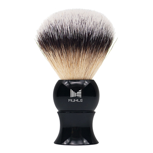 <span class=keywords><strong>Blaireau</strong></span> avec poils synthétiques Silvertext ultra doux à utiliser avec <span class=keywords><strong>de</strong></span> la crème à raser ou du savon pour une mousse parfaite - Product Image 3