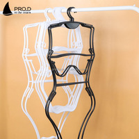 Magasin de vêtements de plage pour femmes, bikini féminin adulte, présentoir avec poitrine, cintre en plastique, forme corporelle