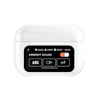 Écouteurs sans fil A9B A9 Pro à écran tactile intra-auriculaires étanches avec suppression du bruit, casque TWS avec affichage numérique pour 5.4 IPX4