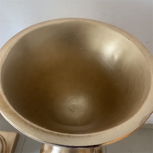 L-526 New Fashion European Style Gold <strong>Flower</strong> <strong>Vase</strong> Fiberglass Material Wedding Large <strong>Flower</strong> <strong>Vase</strong> for Table Decoration - Product Image 6