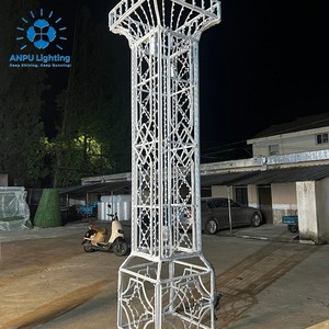 Sculpture lumineuse en <span class=keywords><strong>colonne</strong></span> LED Anpu Lighting, éclairage d'arche, indice de protection IP65, blanc chaud, élégant, décoration de paysage extérieur pour les événements commerciaux - Product Image 5