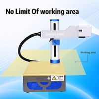 Mesin penanda Laser serat Mopa JPT, mesin ukir pisau perhiasan senjata api logam 20w 30w 50w 60w 80w 100w