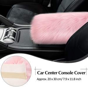 Furry antideslizante decoración de coche cubierta de freno de mano engranaje cálido cubierta de <span class=keywords><strong>volante</strong></span> de coche cubiertas de <span class=keywords><strong>volante</strong></span> esponjosas - Product Image 4