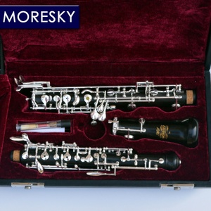 Oboe MORESKY en bois d'ébène avec clés plaquées argent, semi-automatique et entièrement automatique S8 - Product Image 1