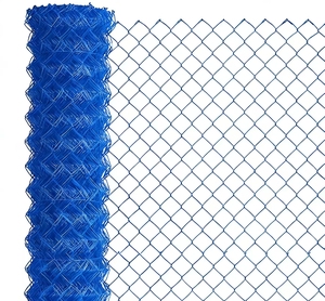 Легко собираемое современное ограждение из железных цепей с гальваническим покрытием и пластиковым покрытием, с решетчатым дизайном, настраиваемые размеры - Product Image 4