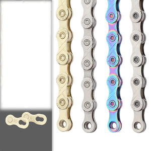 <span class=keywords><strong>Cadena</strong></span> de Bicicleta de Montaña BUCKLOS OEM/ODM, 9/10/11/12 Velocidades, Ultraligera, Chapada en Oro, Accesorios de Bicicleta Coloridos - Product Image 4