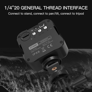 Recargable 30m impermeable bajo el agua <span class=keywords><strong>Mini</strong></span> Luz de relleno lámpara de luz de relleno de buceo luces de vídeo Led en la cámara para Gopro <span class=keywords><strong>Hero11</strong></span> 10 9 - Product Image 2