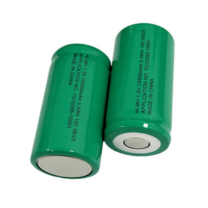 Bateria de Hidreto Metálico de Níquel Tamanho C <span class=keywords><strong>NiMH</strong></span> 4500mAh <span class=keywords><strong>1.2V</strong></span> Célula de Bateria Ni-MH <span class=keywords><strong>C4500</strong></span> 4500mAh Bateria de Topo Plano 25*50 mm - Product Image 1