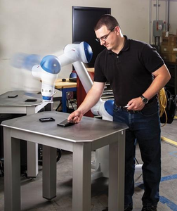 Pince robotique SMC 5 kW pour robot collaboratif HC10, assemblage de roulements PLC, tâche de tri et de placement - Product Image 6