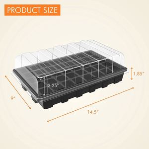 2025ชุดการงอกของเรือนกระจกขนาดเล็ก waterpof hydroponic ความชื้นสูงโดม40เซลล์ชุดถาดสำหรับปลูกต้นกล้า - Product Image 3