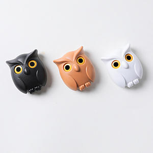 Porte-clés mural magnétique Owl Night pour cuisine et salle de bain avec support pour porte-clés - Product Image 5